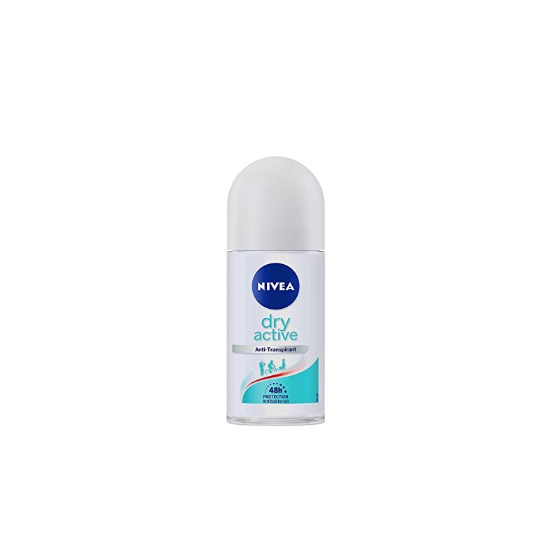 Nivea DRY ACTIVE Anti Transpirant, Roll On, Deo Roller, 48
