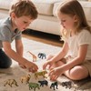 12 Pcs Small Animal Figurines,Jungle Animals Figures for Kids 3-5,