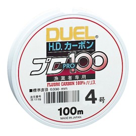Duel Fluoro Line No. 4 HD Carbon Pro 100S No. 4 Clear H1119
