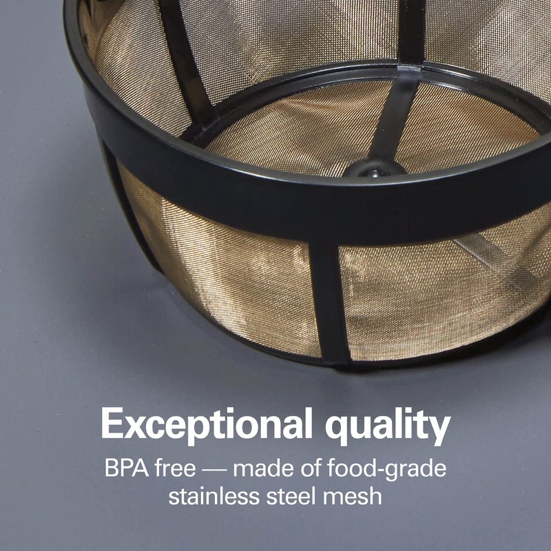 Hamilton Beach Permanent Gold Filter, Fits Most 8 to 12-Cup