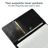 DMFLY Leather Professional Business Card Holder Organizer Book - 300