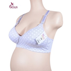 Wireless Molded C-Cup Maternity Nursing Bra SN1511-0027 Gray/95C