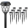 EXCMARK 10 Pack Solar Lights Outdoor Garden Pathway Solar Powered