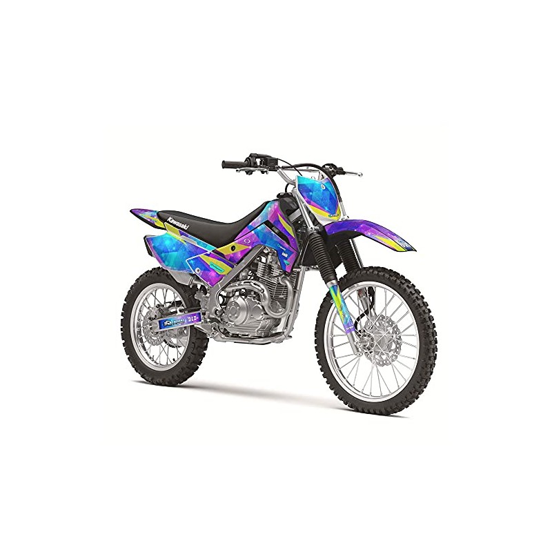 2008-2018 KLX 140 Space KADET Galaxy Senge Graphics Complete Kit