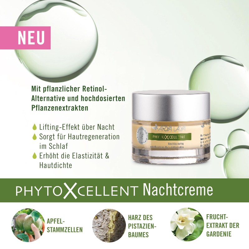 ARYA LAYA PhytoXcellent Night Cream 50 ml - with Plant