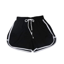 KOUTEI Women's Shorts, Shorts, Sports, Summer, Fitness Rubber, Soft, Breathable, Stretchy, Sweat Absorbent, Quick Drying, Yoga, Running, Black