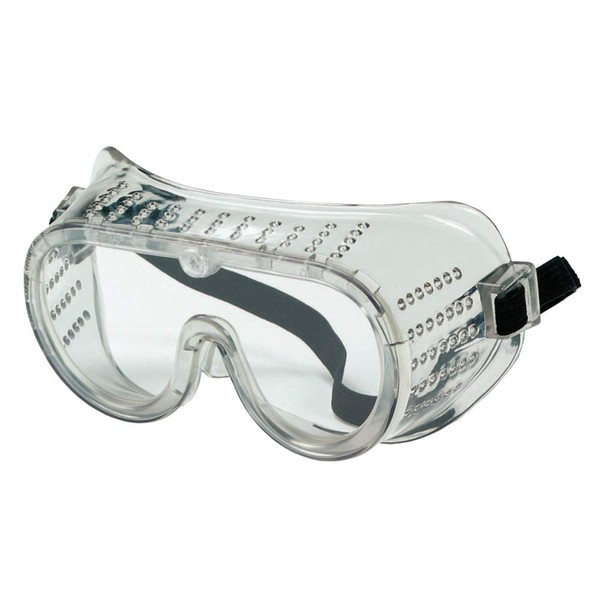 Crews 2220 Safety Goggles, Perforated Clear Lens