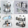 EAGMAK 2 Pack Transparent Shower Caddy Adhesive for Replacement, No