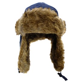KBW-601 NAV Basic Solid Blank Aviator Trapper hat Trooper Ear Flaps Ushanka Eskimo Russian Warm Winter Cold