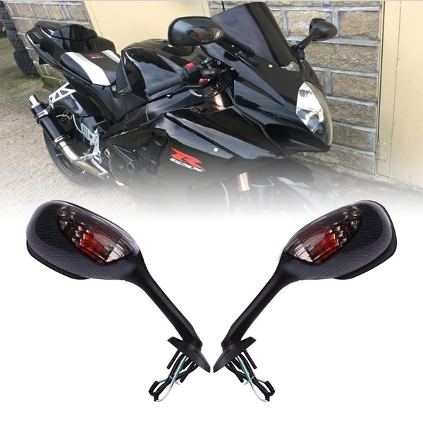 DREAMIZER Rear View Side Mirror with Turn Signal Lights Integrated
