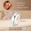ALEXCRAFT Sterling Silver 925 Rings for Men and Women, 14K