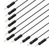 GELRHONR 10Pcs Wire 2 Pins Single Female to Dual Male
