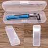 JJLFresheners White Transparent Shaving Box for Shaver Razor,Razor Protector Plastic