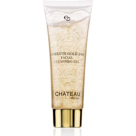 Absolute Gold 24K Facial Cleansing Gel - 24 KARAT GOLD, PEARL and SEAWEED EXTRACT. Excellent for all skin types. Minimizes pores and leaving skin glowing & radiant. FRAGRANCE FREE.