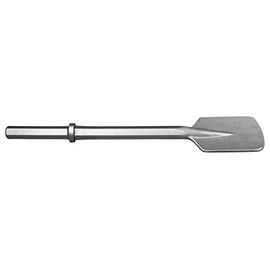 Champion Chisel, 1-1/8 by 6-Inch Hex Shank, Clay Spade - Designed for 60lb & 90lb Pneumatic Hammers