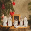 CroBlissful 36 Piece Christmas Nativity Set Figurine Holy Family Shepherds
