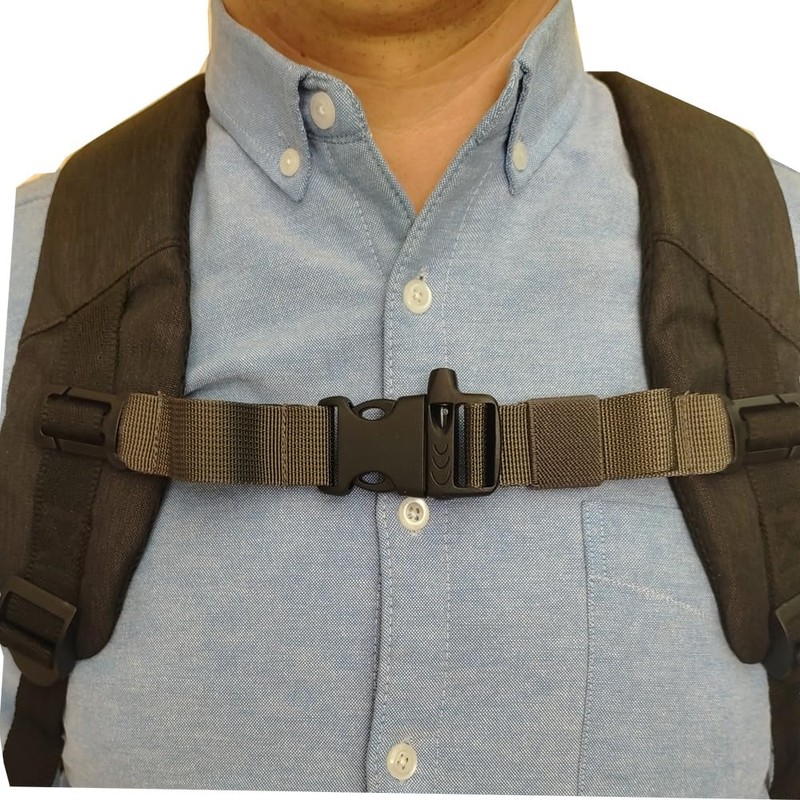 HDHYK Adjustable Backpack Chest Strap Nylon 1 Inch Webbing，Sternum Straps