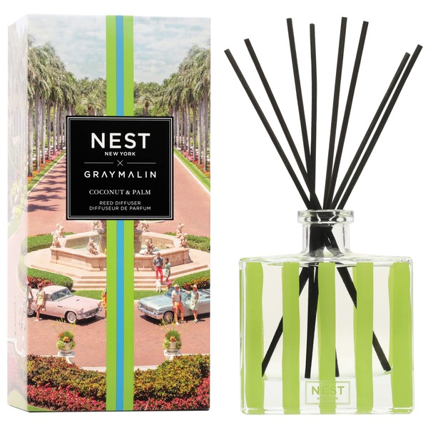 NEST Fragrances Coconut & Palm NEST x Gray Malin Reed Diffuser