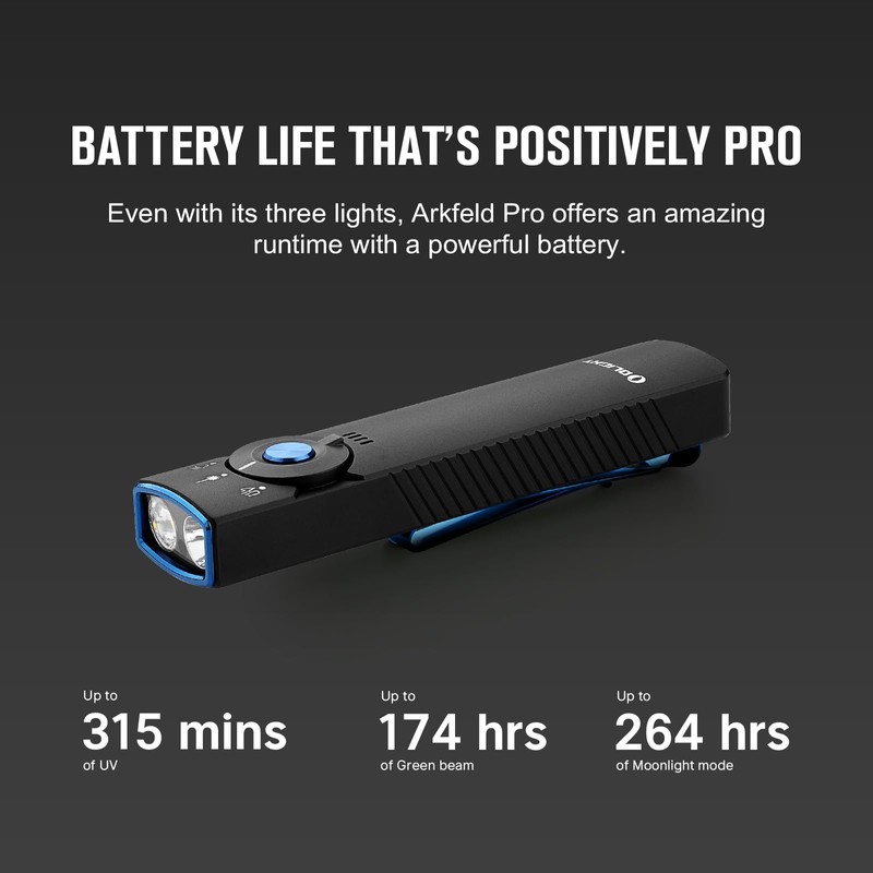 OLIGHT Arkfeld Pro Class 1 Max 1300 Lumen Handheld Flashlight