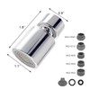 Ainkou Swivel Faucet Aerator, 360 Degree Rotate Kitchen Sink Faucet
