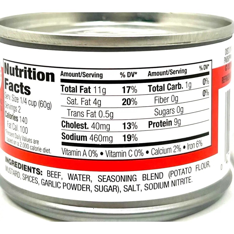 Underwood Premium Quality Corned Beef Spread 4.25 oz (Pack of