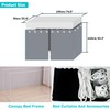 NKM Blackout bunk Bed Curtains with Canopy Bed Frame,bunk Bed