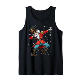 Dabbing Nutcracker Christmas Costume Matching Family Pajama Tank Top