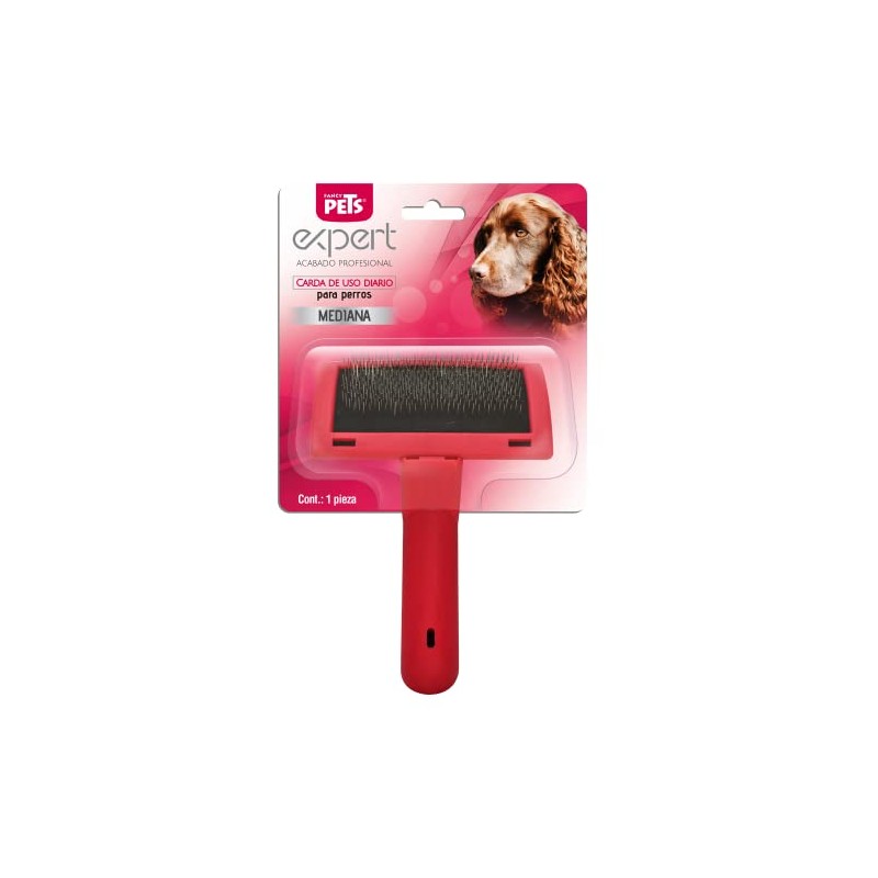 Fancy Pets Carda para Perros Color Rojo Tamaño Mediana