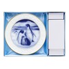Okura Toen 2024 Christmas Plate "Adelie Penguin Parent and Child"