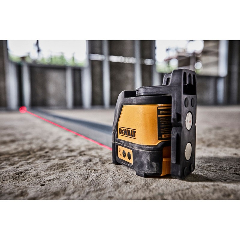 DEWALT Line Laser, Self-Leveling, Cross Line, Red Beam (DW088K)
