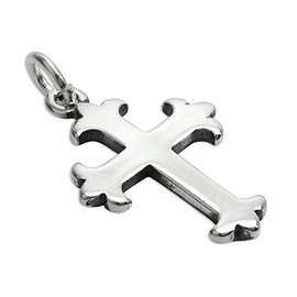jewellerybox Sterling Silver Cross Charm
