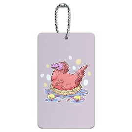 Feathered Tyrannosaurus Rex Dinosaur Luggage ID Tag