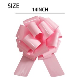 LHMTFCYY 1Pcs Big Bow for Present,14 Inch Large Gift Bows,Perfect Large Gift Bow for Christmas,bicycles,appliances,gifts,weddings,classrooms,rooms,dining table decorations,and partie
