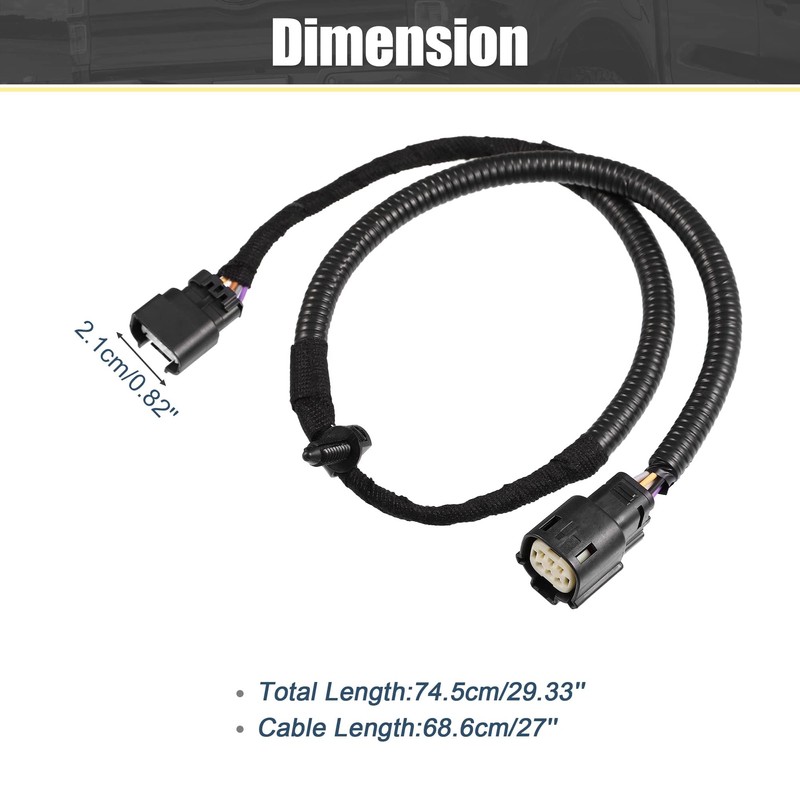 Unifizz BL3Z-14A411-A Rear View Back Up Camera Wire Harness BL3Z14A411A