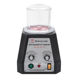 LIAPDG 0.2KW Magnetic Polishing Machine, 110V Freestanding Magnet Making Machine Adjustable Rock Magnetic Tumbler Jewelry Polisher for Sapphire, Diamond with Polishing Bucket & Fuses