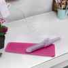 1Pack Silicone Heat Resistant Mat Pouch for Hair Straightener, Curling