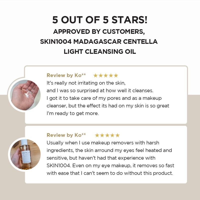 SKIN1004 [SKIN1004]Madagascar Centella Light Cleansing Oil 30ml