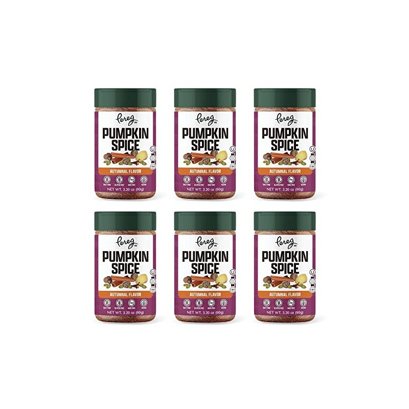 Pereg Pumpkin Pie Spice (3.2 Oz x 6 Pack), Savory