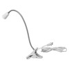 E26/E27 Clip Desk Lamp Holder 5.9ft Cable 11.8in Gooseneck Design