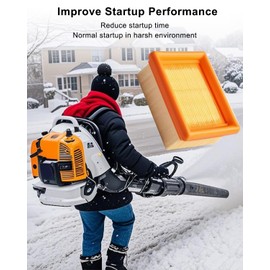 TIKSCIENCE Blower Air Fuel Filters Spark Plug Kit Compatible with Stihl BR800 BR800C BR800XMagnum Gasoline Backpack Leaf Blowers Replace 4283-141-0300 4283-141-0300B, Blower Tune up Kit