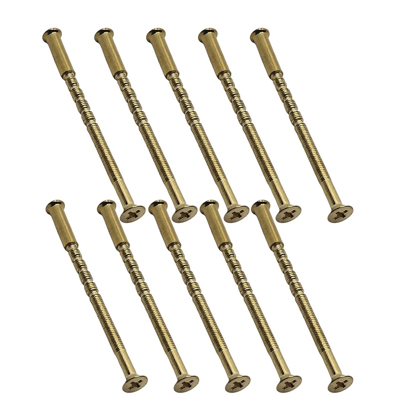 Universal Hardware M4 Door Handle Screws Brass with Bolt Connecting