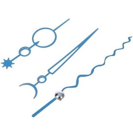 Cablepelado - Meccanismo movimento al quarzo per orologio, silenzioso, kit di riparazione e creazione orologio 3D, con lancette, tipo 5