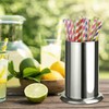 MyLifeUNIT Straw Holder for Counter, Stainless Steel Coffee Stirrers Holder