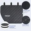 ALLANSING Dog Car Door Protector – Anti-Scratch/Stain-Resistant, Window-Roll-Compatible, No Tint