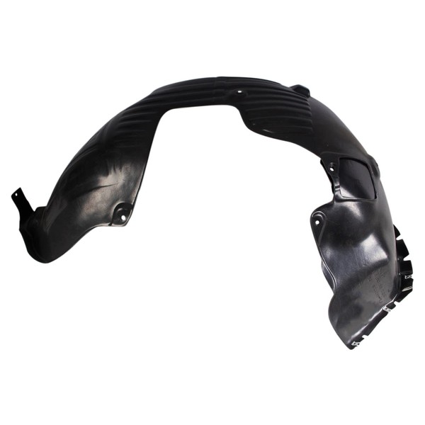 TRQ TRQ Front Left Inner Fender Liner Black Drivers Side