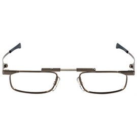 SlimFold Reading Glasses by Kanda of Japan Model 1 Color Brown Strength +1.25