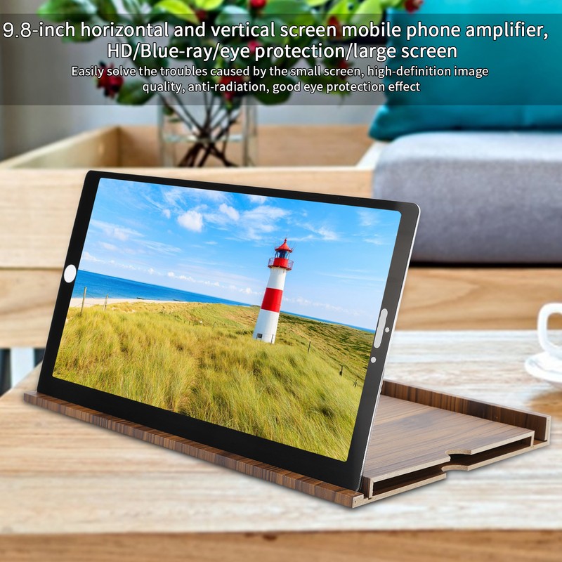 9.8 Inch Phone Screen Amplifier Eyes Protection Mobile Phone Video