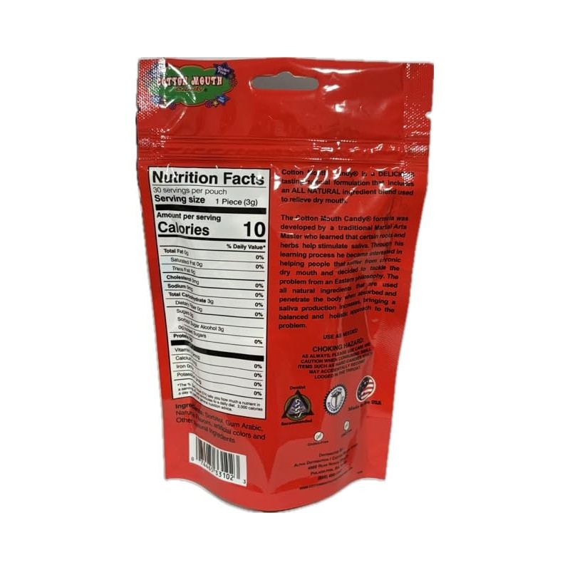 Cotton Mouth Candy Dry Mouth Relief Fruit Mix 3.3 Ounce