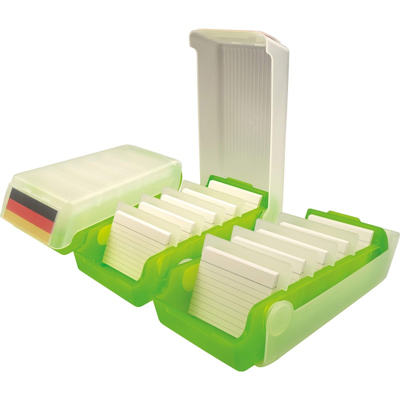 Helit Flash Beebox 800 schede, formato A7, colore: rosso