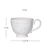 Juliska Jardins Du Monde Breakfast Cup - Whitewash, Coffee Cup